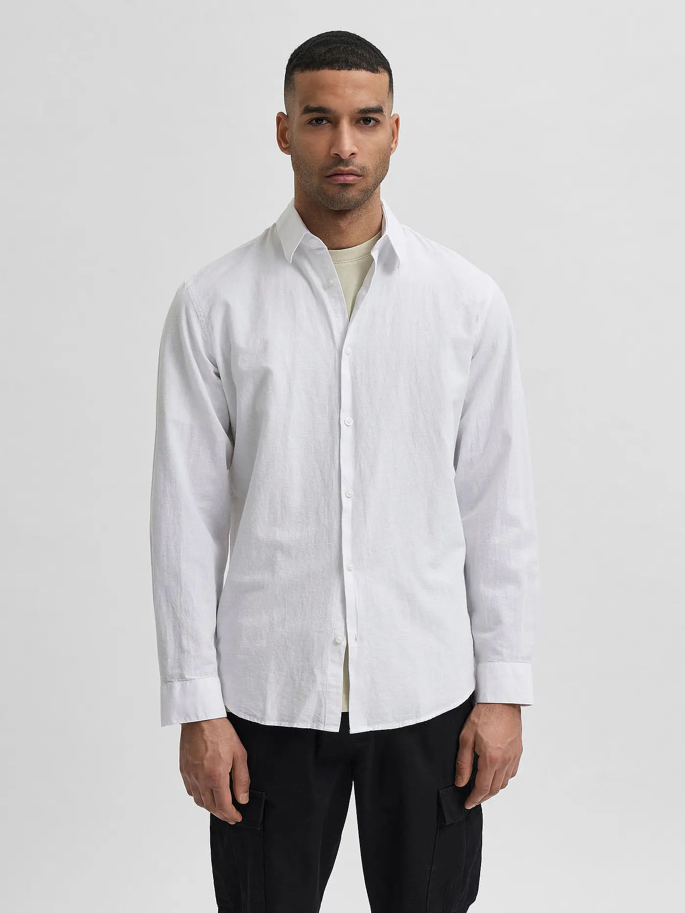 SELECTED | Hemd Regular Fit SLHSLIMNEW | weiss